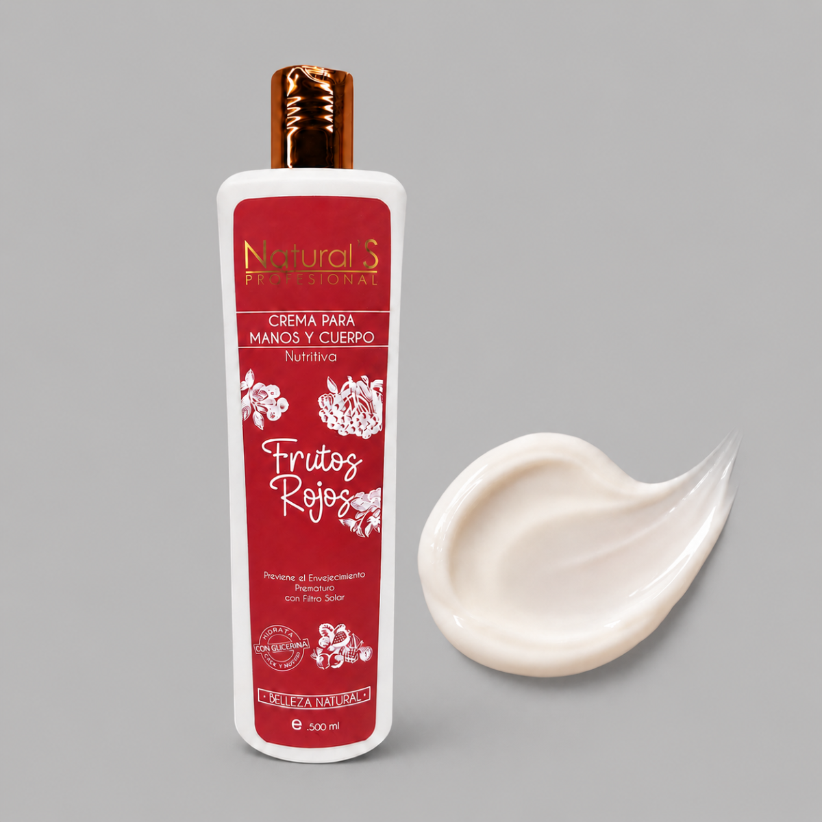 Crema Corporal Naturals Frutos Rojos