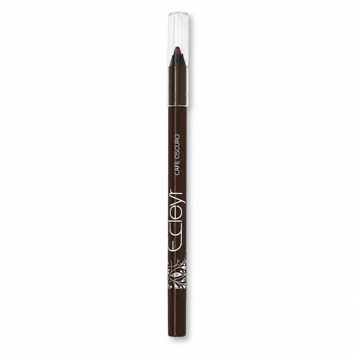 Lápiz Delineador de Ojos Waterproof Ecleyr Café Oscuro