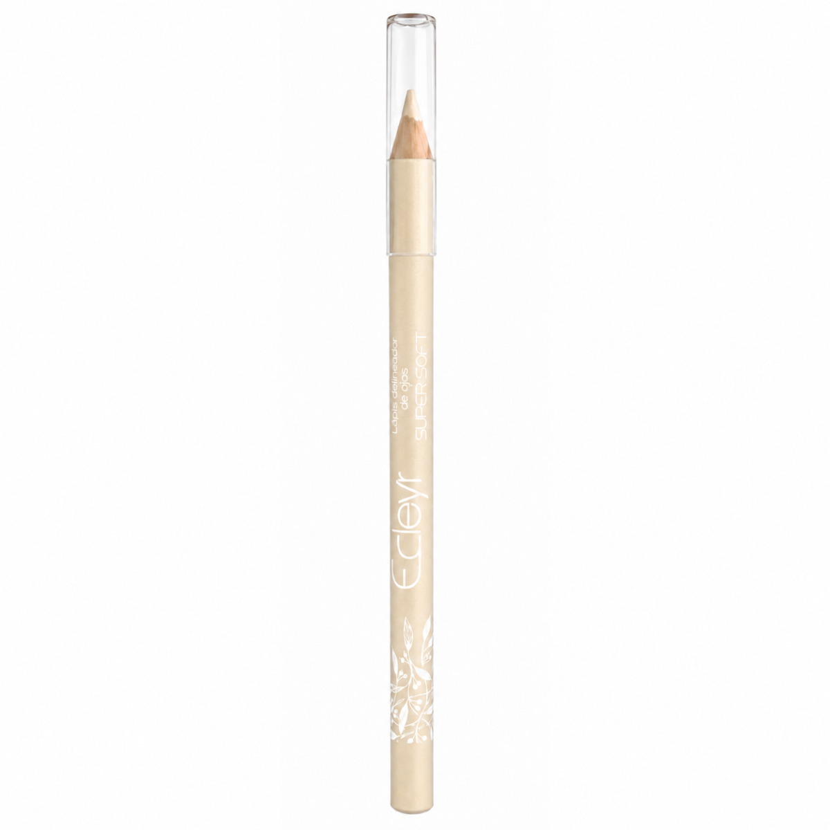 Lápiz Delineador de Ojos Ecleyr Madera Cream