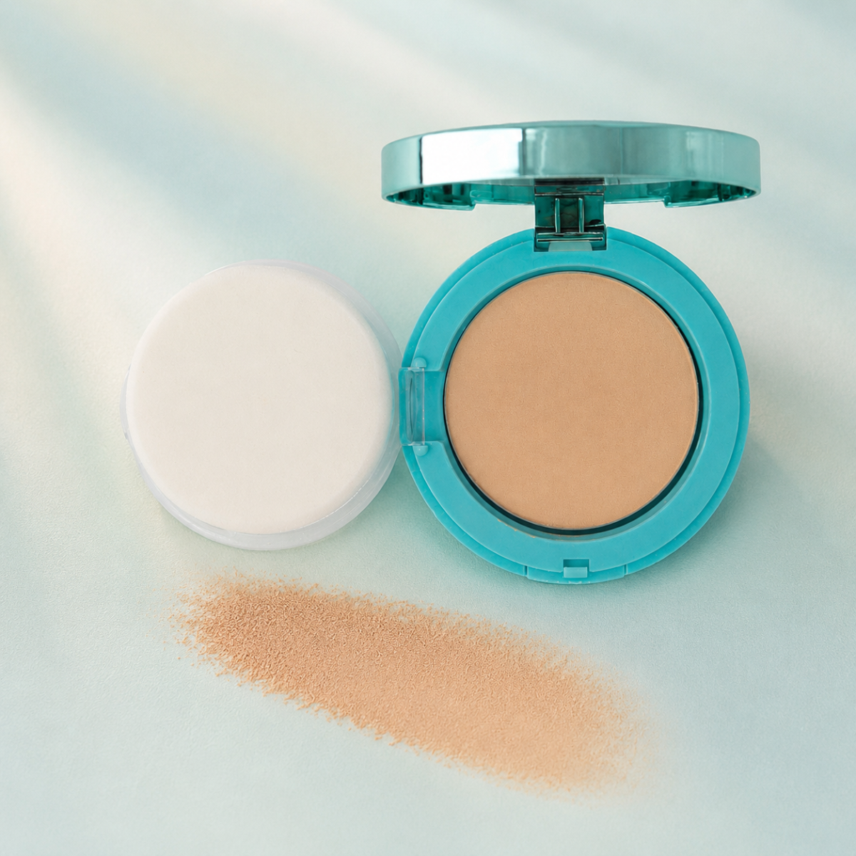 Polvo Compacto Ecleyr Estuche de Lujo #3 Lila