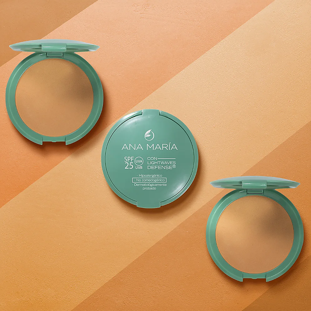 Polvo Compacto Ana Maria con SPF 25 Avellana