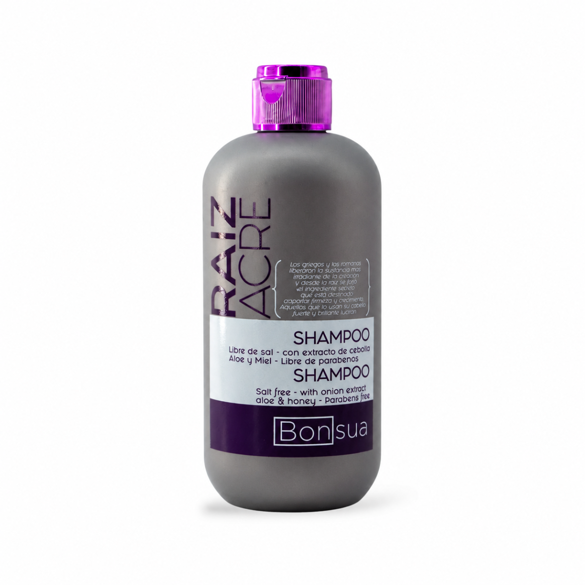 Shampoo Bonsua Raíz Acre con Cebolla