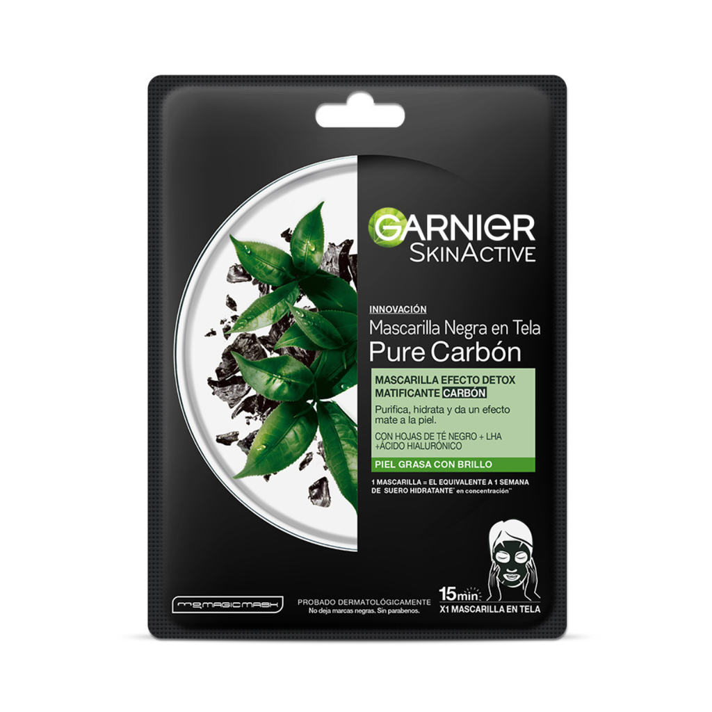 MASCARILLA TE NEGRO PURE CARBON DETOX - producto