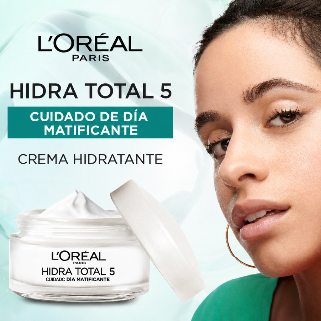 CREMA DIA HIDRA TOTAL 5 MATIFICANTE - persona