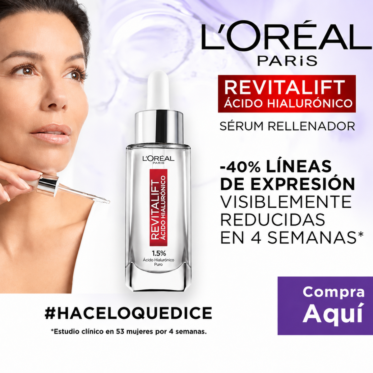 SERUM REVITALIF ACIDO HIALURONICO - persona