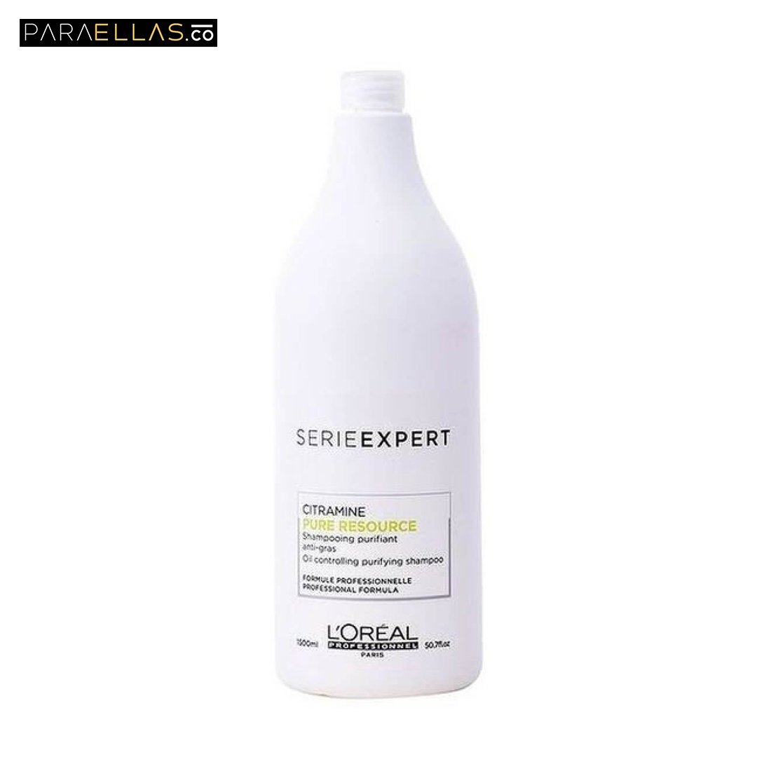 Shampoo Loreal Cuero Cabelludo Graso Pure Resource x1500ml